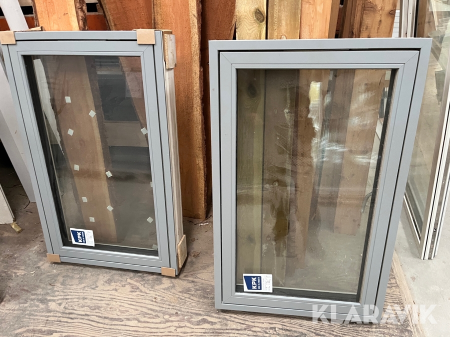 Vinduer KPK Træ/Alu 2 stk. 110x69cm