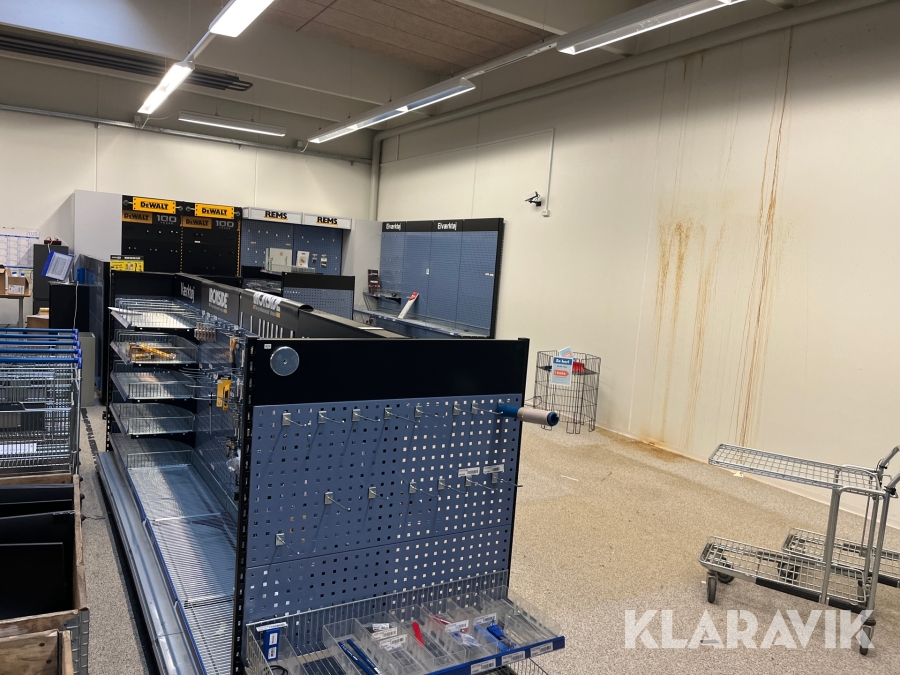 Værksteds/butik inventar