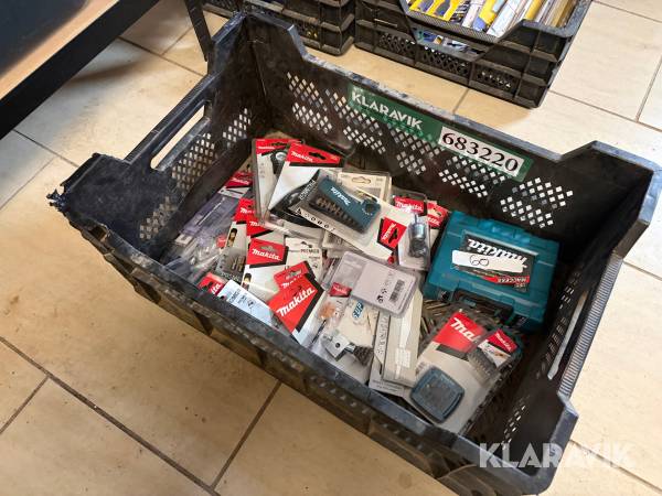 Værktøj Makita blandet parti 60 styk