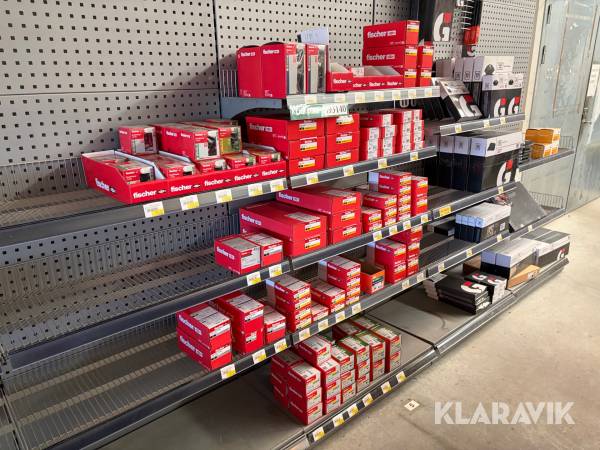 Parti skruer, plugs og anden befæstning Fischer