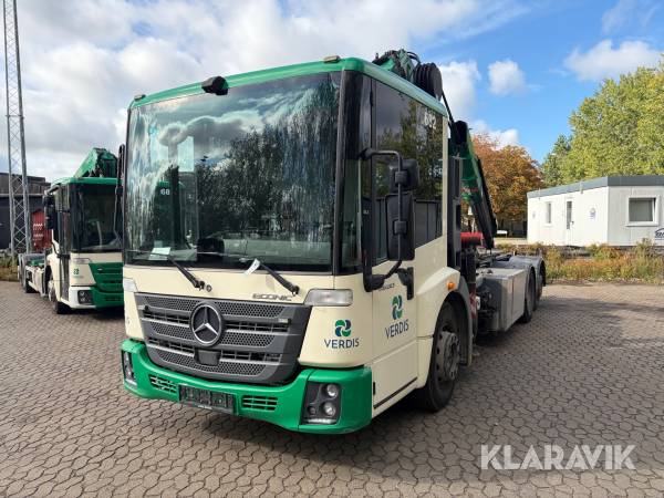 Lastbil Mercedes-Benz Econic 2630 L 6x2/4 med kroghejs og kran
