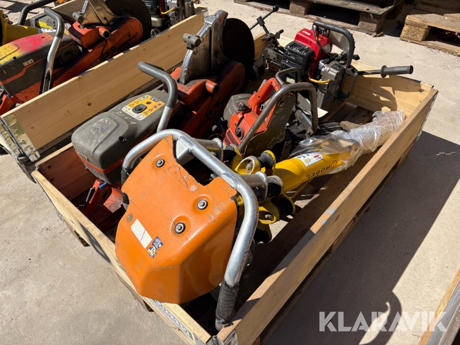 Lot Svingstopper, Kapsav, Skinneskruemaskine, Skinneboremaskine ,