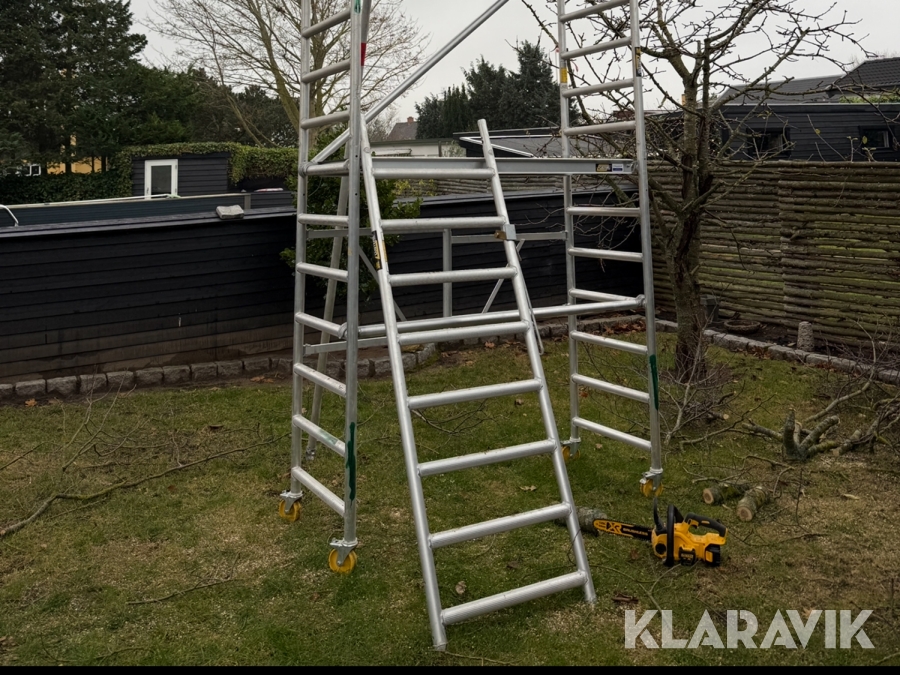 Rullestillads Custers med 2 dæk