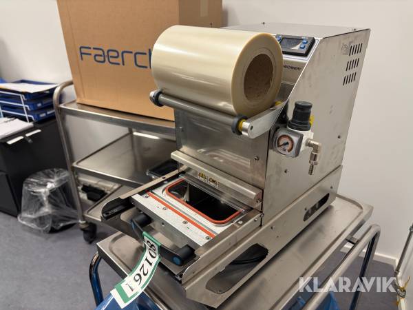 Bakke-/traysealer Techpa Machinery TM 20E med folierulle