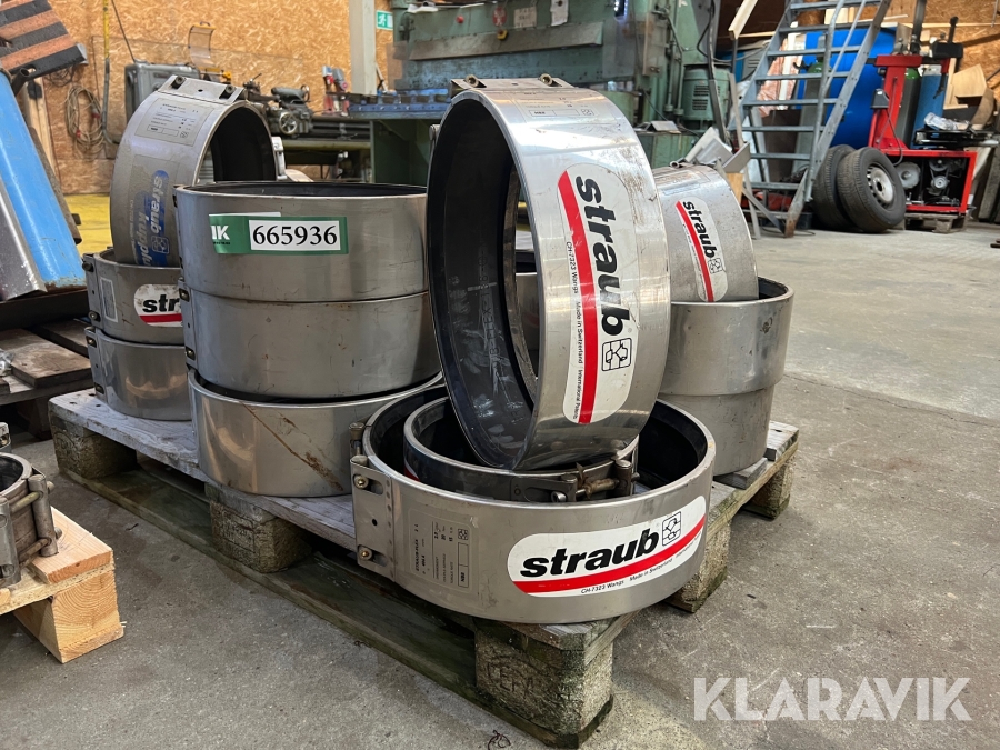 Rør koblinger Straub-flex 2L 16 styk