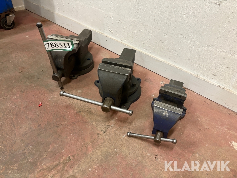 Skruestikke - 3 styk