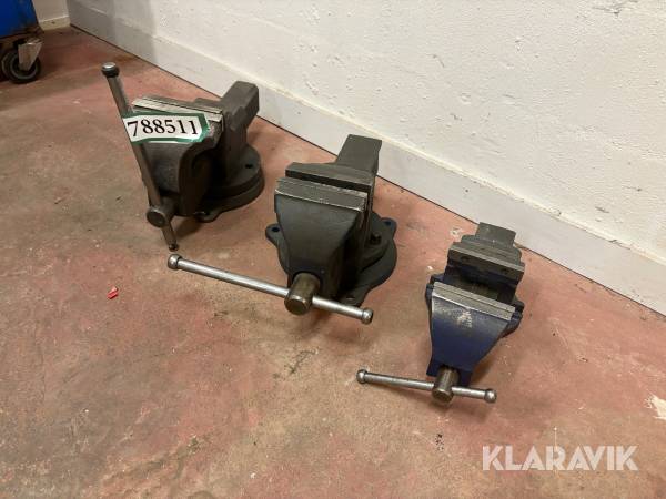 Skruestikke - 3 styk