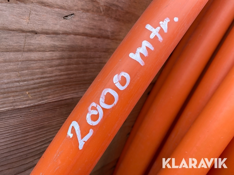 Fiber tomrør DANTEX 6 x 10 mm 2000 meter, Aabenraa, Klaravik