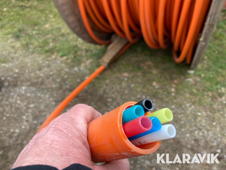 Fiber tomrør DANTEX 6 x 10 mm 2000 meter, Aabenraa, Klaravik