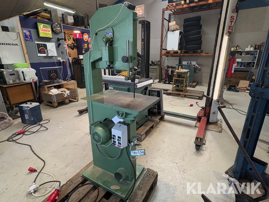 Stationær båndsav J.N. Søgaard Hansen med el sikkerhed