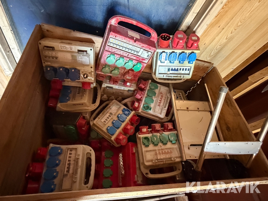 Eltavler og elektronik stort lot