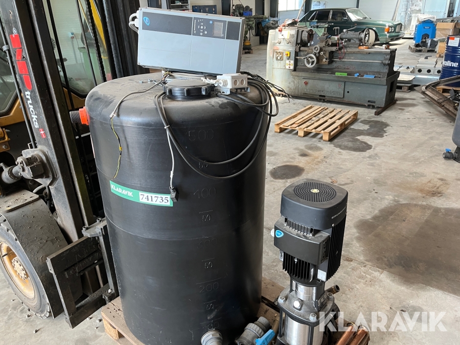 Pumpe med tanke Grundfos CR15 styring/Beholdere /pumpe