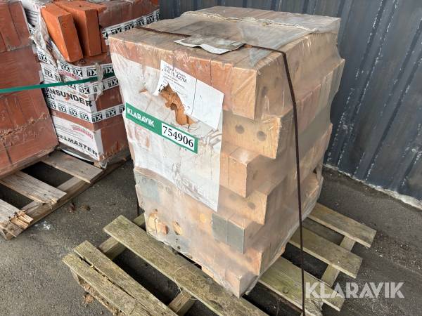 Muresten Egernsund-tegl Vinduesfals sten - 5.6.11 light 4 huls 270x108x54 mm - 112 styks