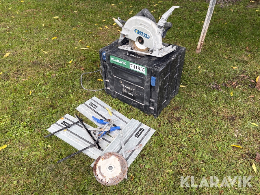 Fliseskærer Carat TC-1800 med diamantklinge