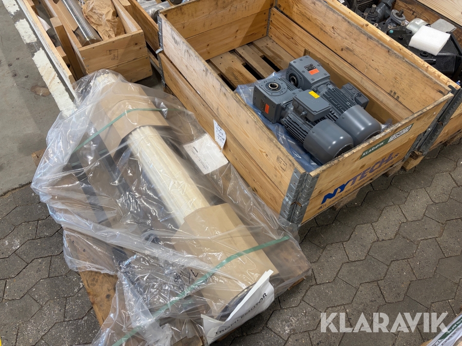 Tromlemotor + motor 1 styk Palle