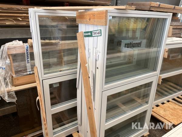 Vinduer Rationel Auraplus 4 styk