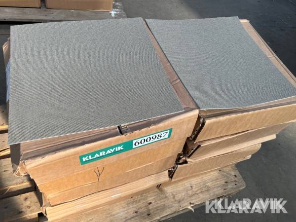 Tæppefliser Ege 50,6 m2 beige