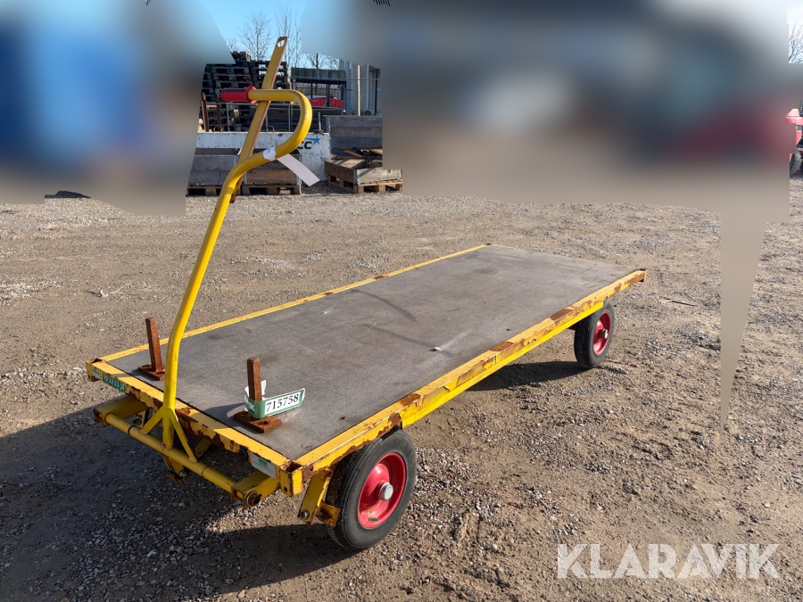 Trækvogn med bremse