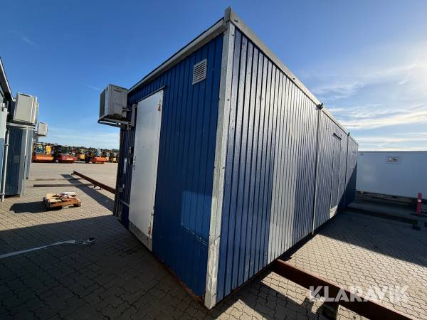 Isoleret mandskabsskur 10 personer Woodcon M10G