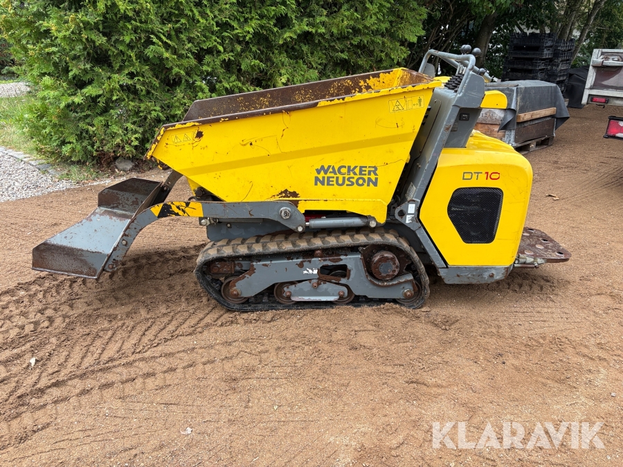 Dumper selvlæssende Wacker Neuson DT10