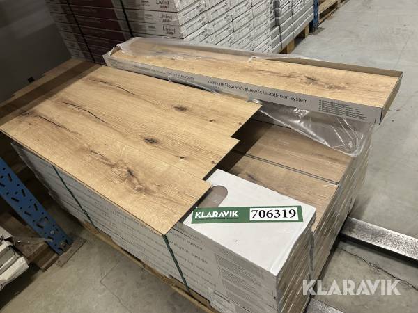 Laminatgulv Haro Oak Italica Creme 64m2