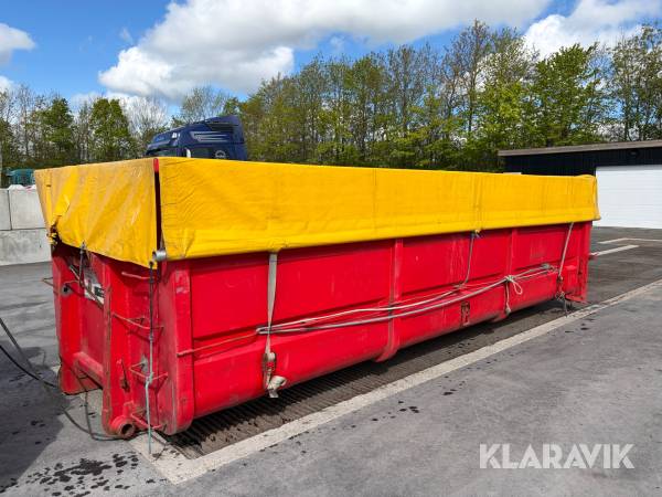 Ladcontainer med rullepressening korntæt Micodan