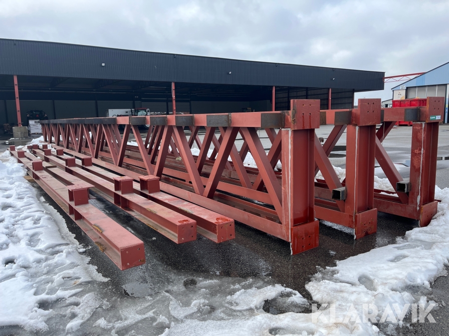 Stålgitterspær og stålbjælker