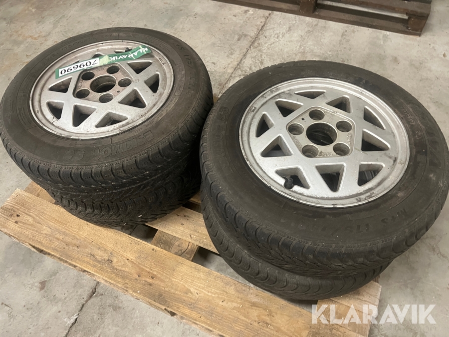 Alufælge Ronald 1 sæt 4styk