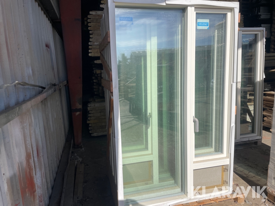 Vinduer & dør Velfac 6styk