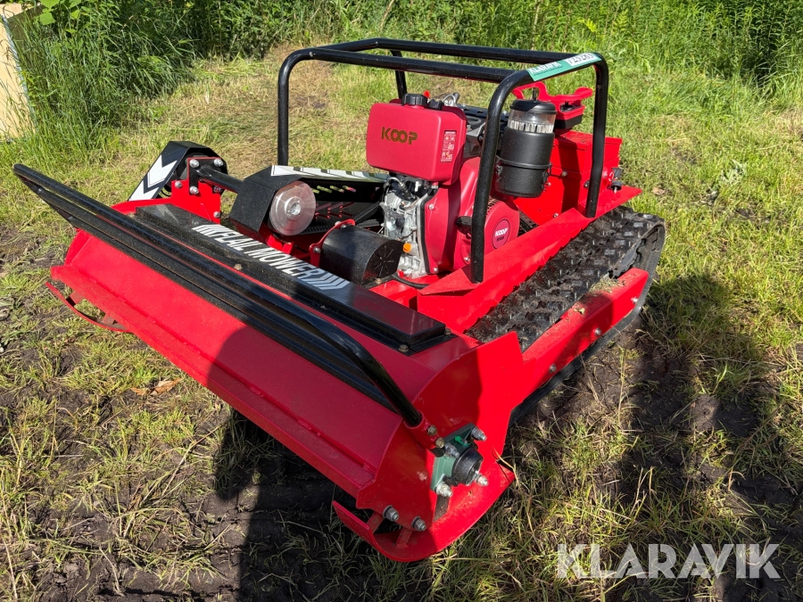 Fjernstyret slagleklipper Bully 120 diesel
