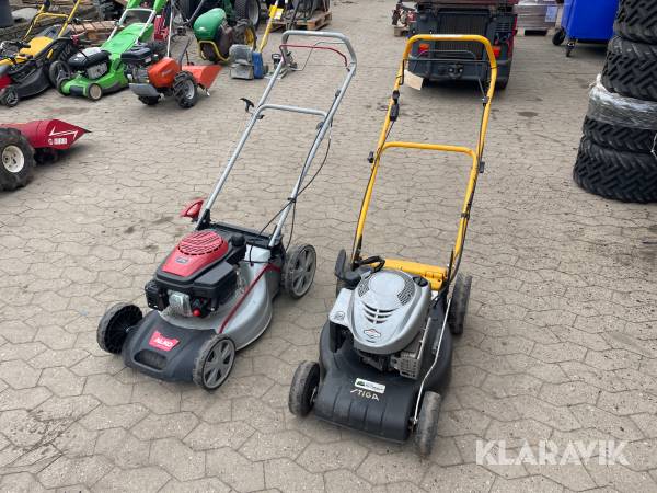 Græsslåmaskine Al-Ko + Stiga 2 styk