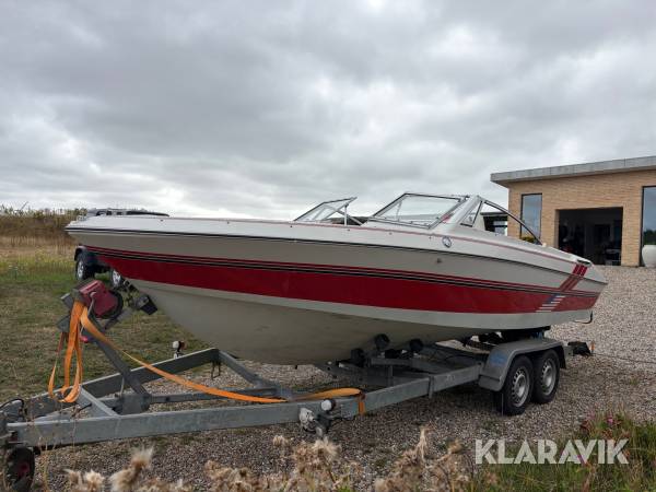 Båd med trailer Larson DC-190 mercruiser v8