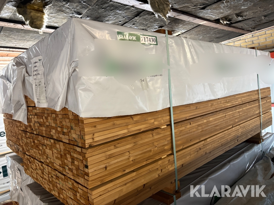 Thermo gran lister - 2550x18x40 mm - 1346 styks