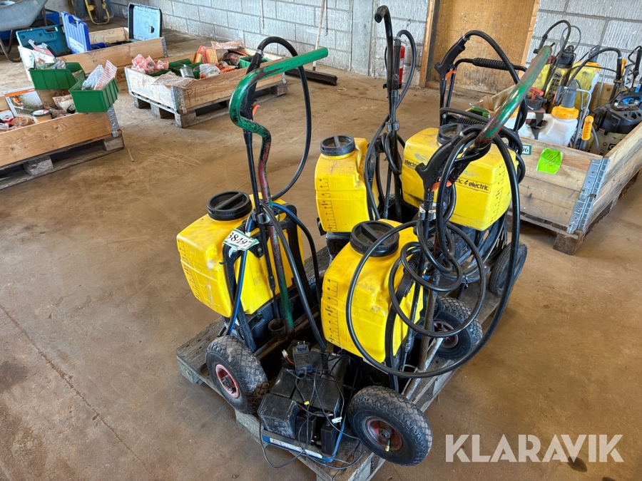 Elektriske ukrudtssprøjter - 4 enheder