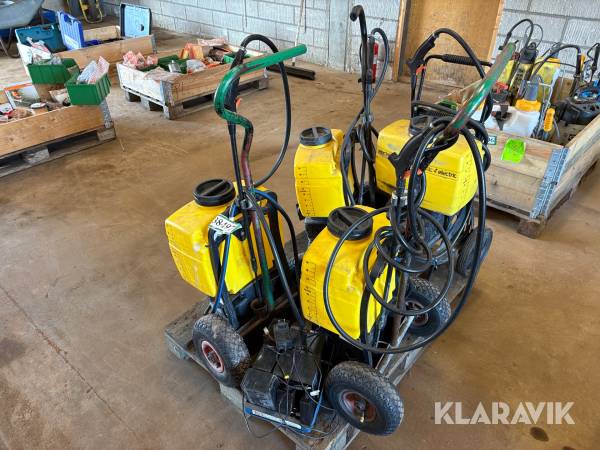 Elektriske ukrudtssprøjter - 4 enheder