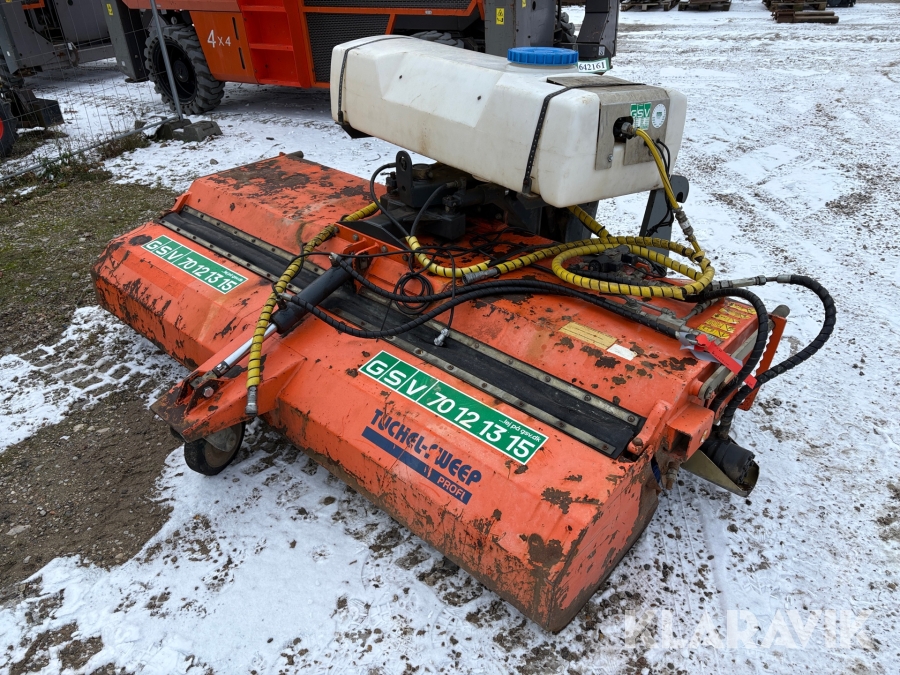 Hydraulisk kost med vandtank Tuchel Profi 600