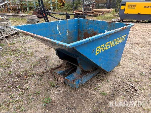 Tip metal container