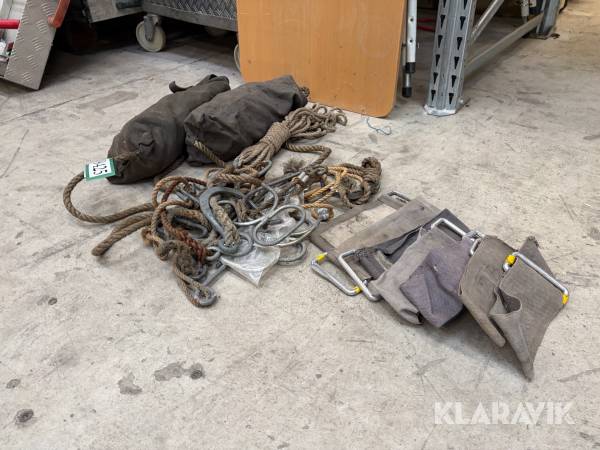 Slangekroge og slangebind samlet lot