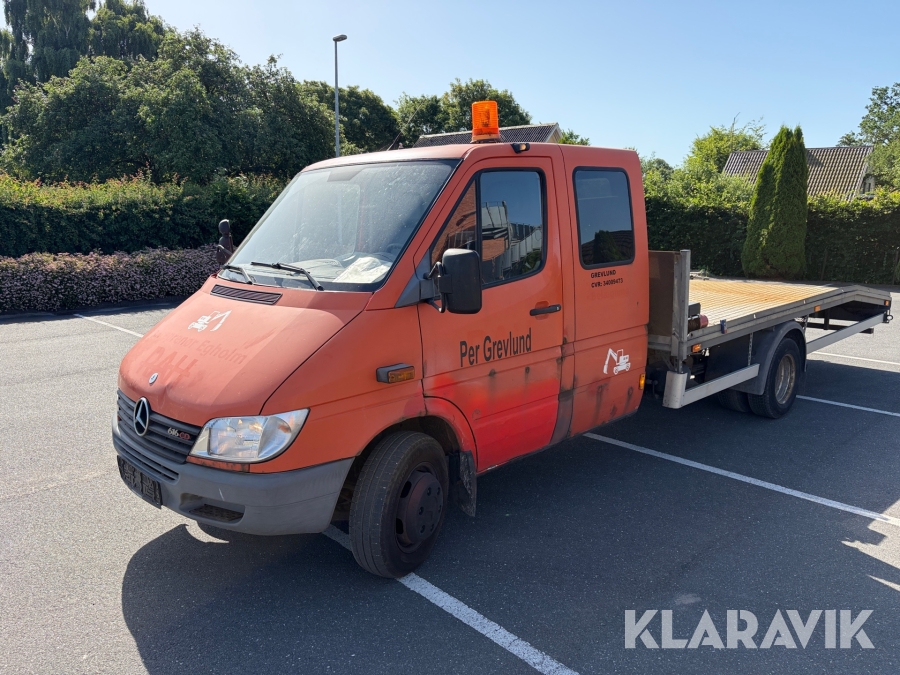Autotransporter Mercedes-Benz Sprinter 616 CDI med spil - 6 tons