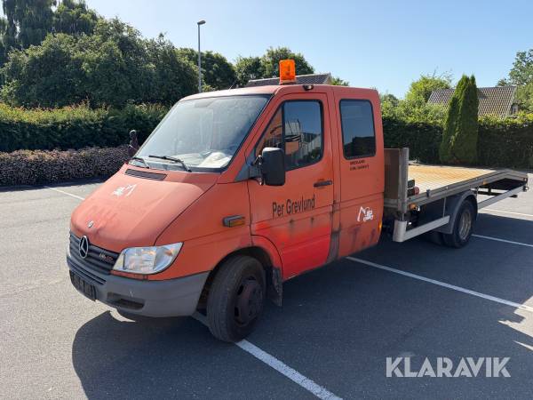 Autotransporter Mercedes-Benz Sprinter 616 CDI med spil - 6 tons