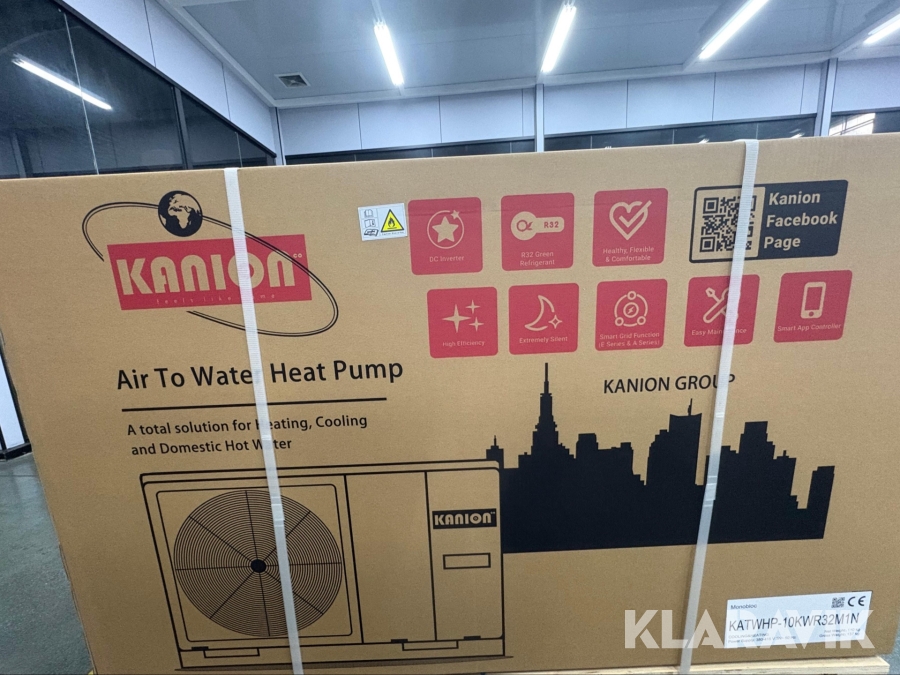 Varmepumpe Kanion KATWHP-10KWR32M1N - 10 kW luft/vand monoblok