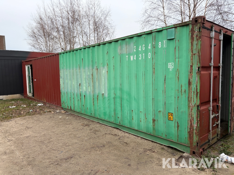 Container Evergreen Marine EAA10M01-1 40 fod med inddeling og sidedør