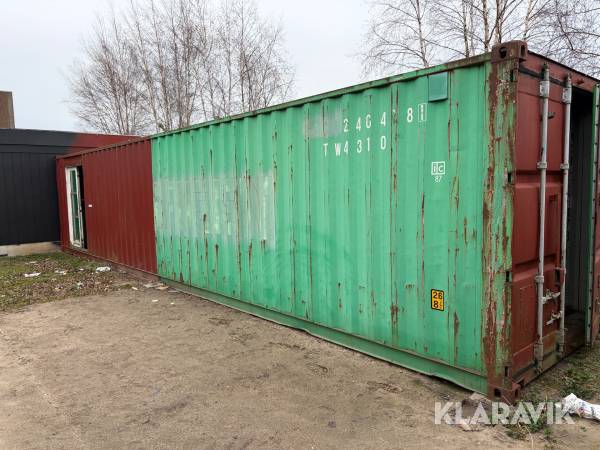 Container Evergreen Marine EAA10M01-1 40 fod med inddeling og sidedør