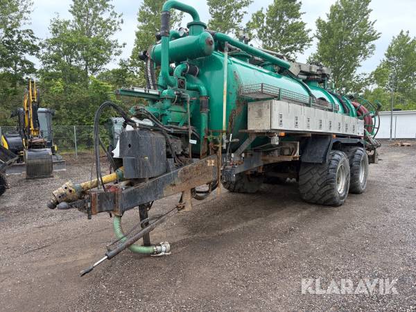 Kombineret slamsugere Samson DSU 11.500L med Drejbar bagaksel