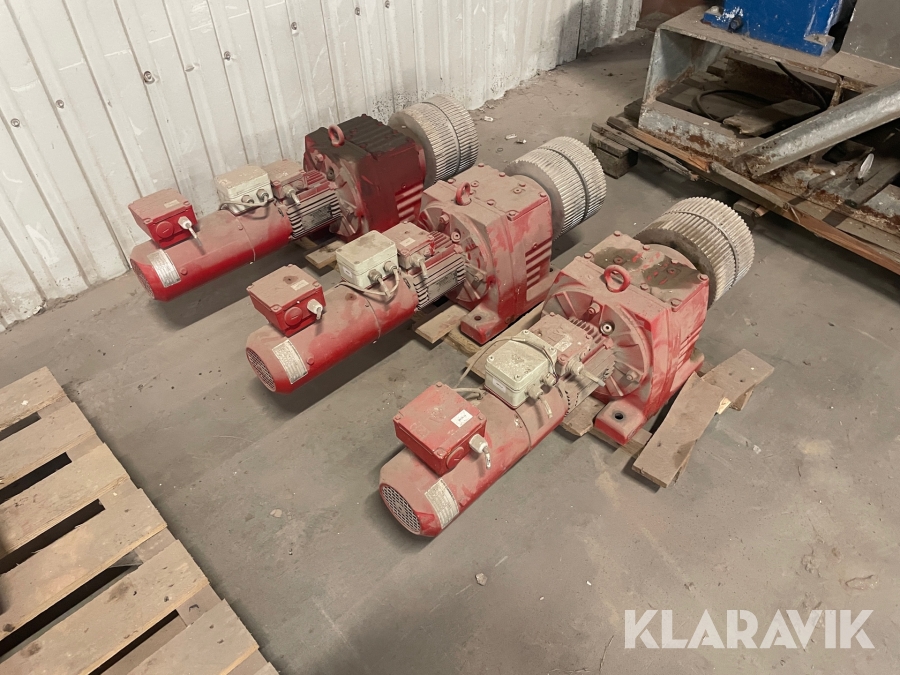El motorer SEW-Eurodrive 3 styk