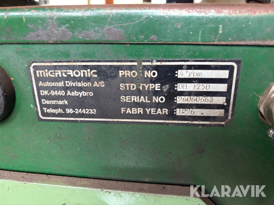Svejserotator Migatronic DB 1250