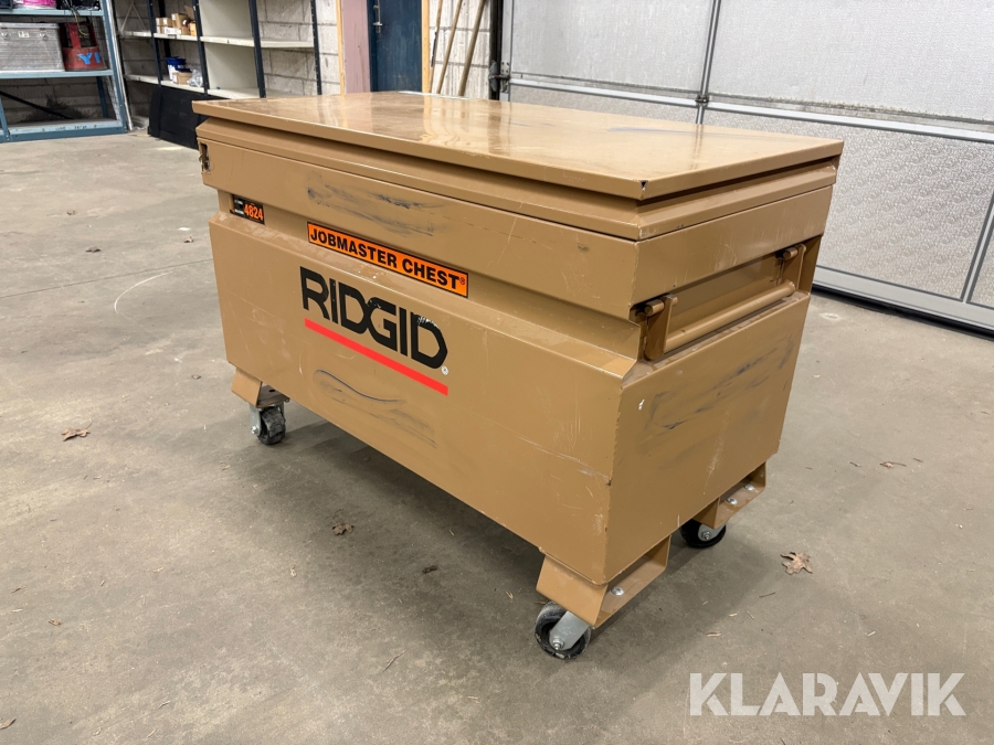 Opbevaring/værktøjs kasse Rigid 4824R med lås og nøgle