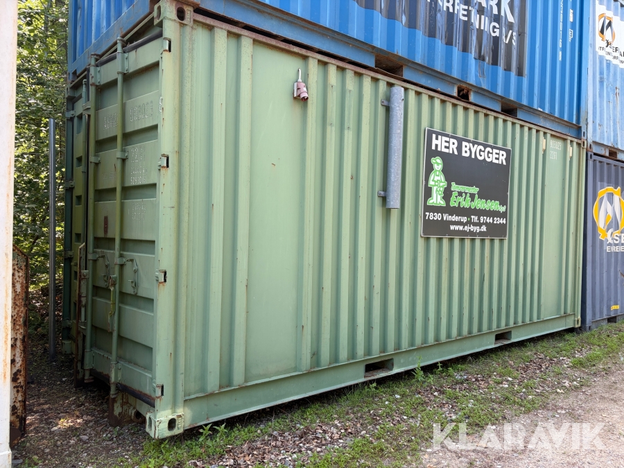 Container 20 fod med isoleret kontor