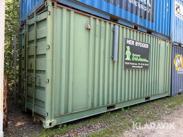 Container 20 fod med isoleret kontor