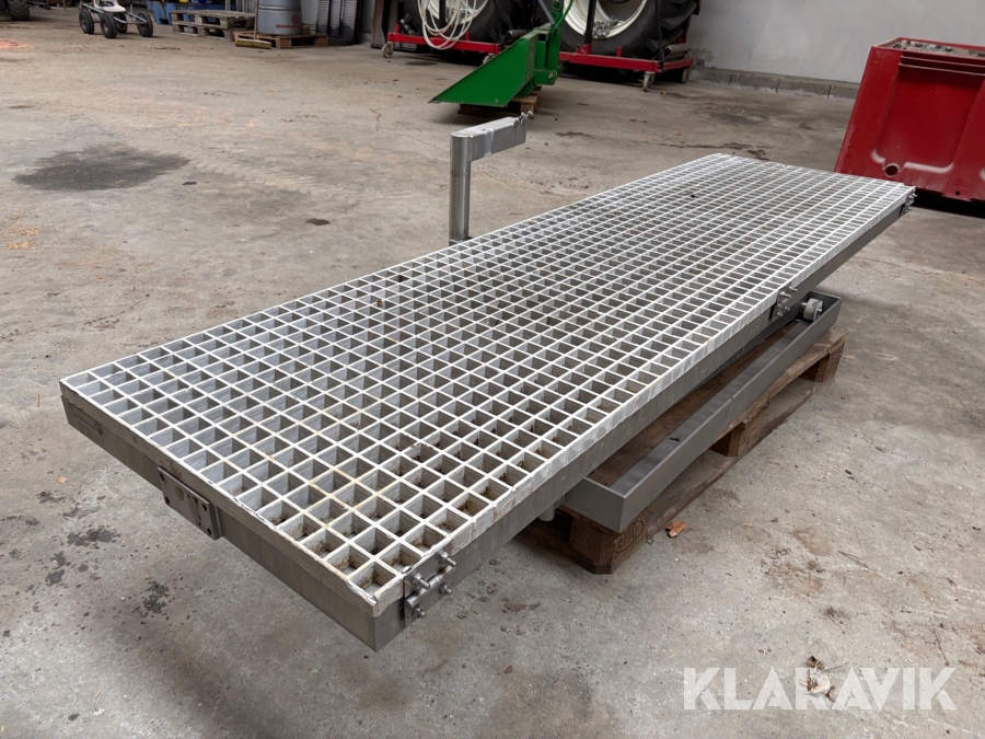 Løftebord i rustfri stål Højgården maskiner 2309